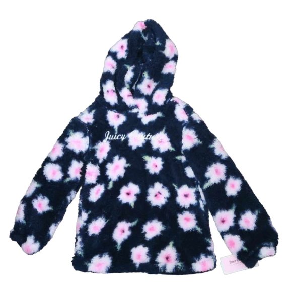 Juicy Couture GIRLS JACKET BLACK AND PINK - Picture 1 of 4